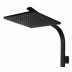 9” Square Rainfall Shower Head - NZHSS0143 - Black